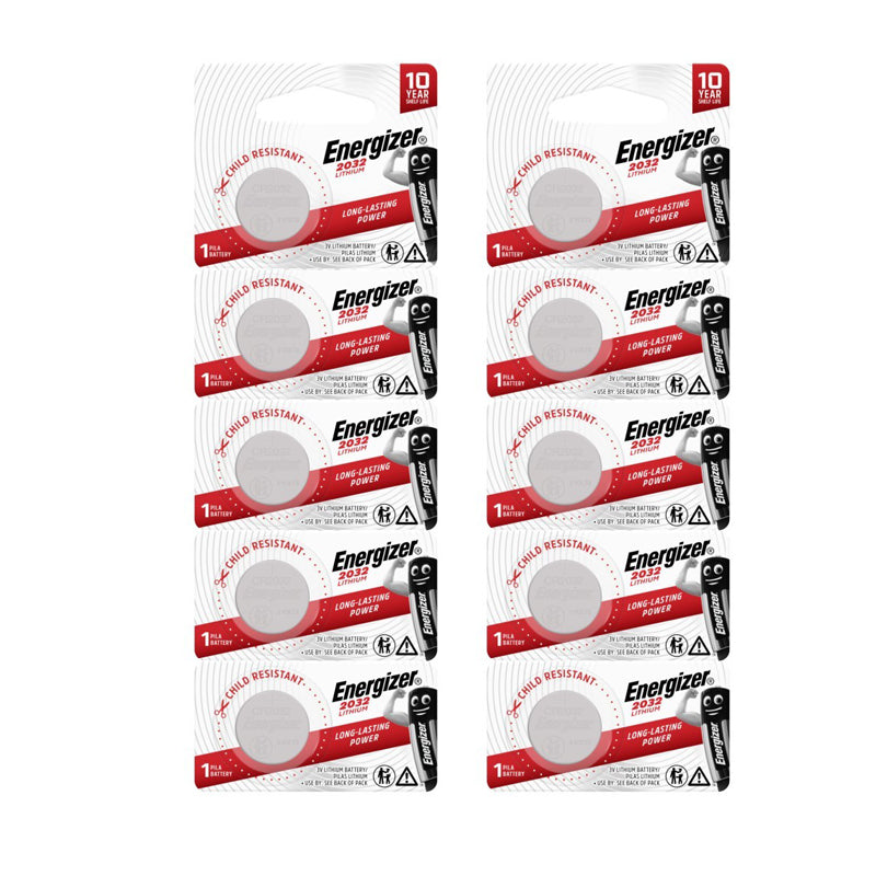Energizer CR2032 Lithium Button Cell Battery - Pack of 5
