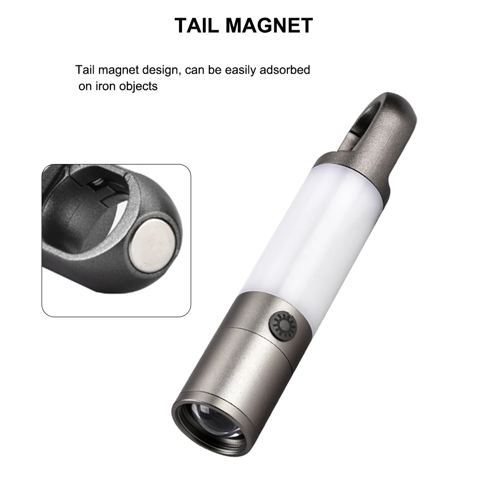 H20 LED Torchlight 1000LM Waterproof IPX4 Type C USB Rechargeable