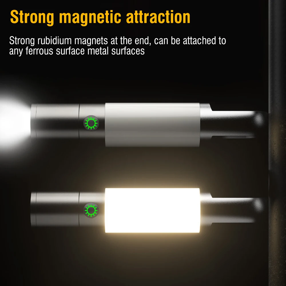 H20 LED Torchlight 1000LM Waterproof IPX4 Type C USB Rechargeable