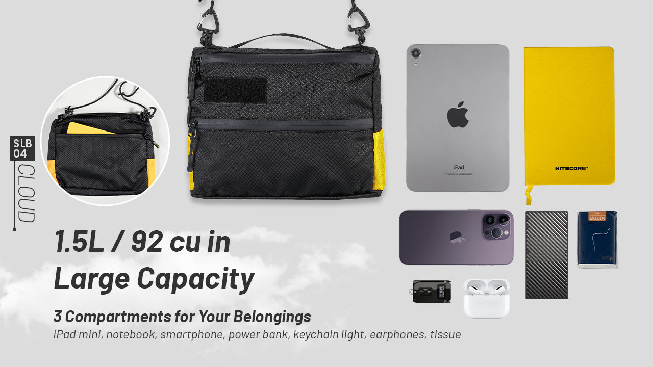 Nitecore SLB04 Sling Bag Chest Bag Crossbody Shoulder Bag