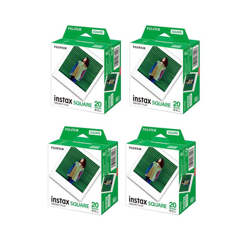Fujifilm Instax Square Plain White Instant Film - 20 sheets