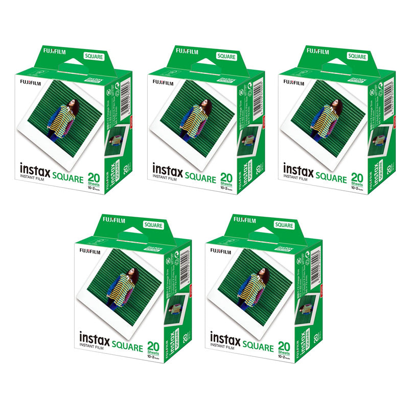 Fujifilm Instax Square Plain White Instant Film - 20 sheets