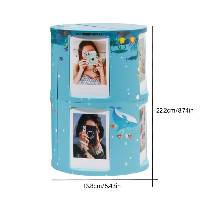 Instax Mini Film Photo Frame Magic Cube for FUJIFILM Instax mini film with 24-Slot