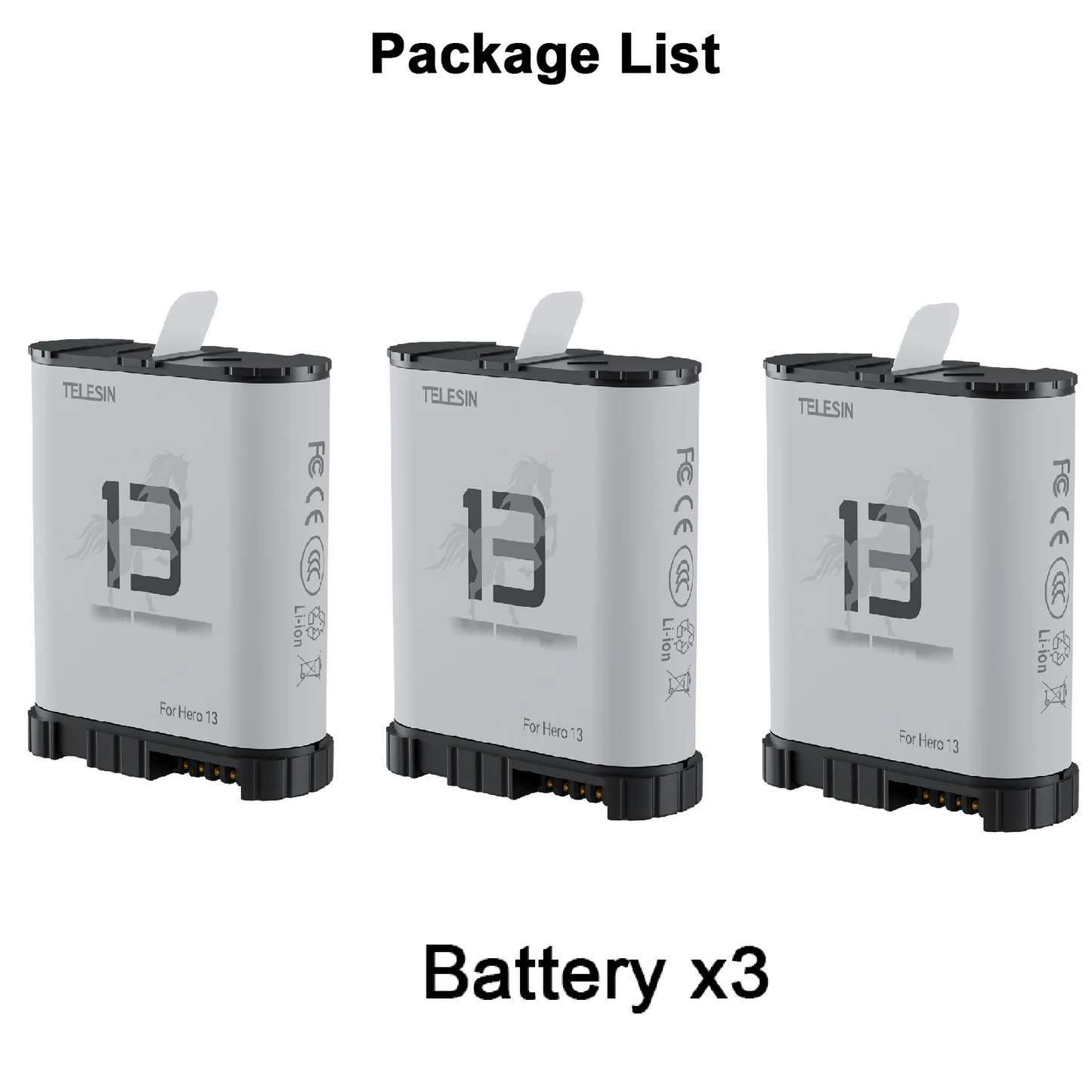 Telesin Gopro 13 high performance Enduro battery