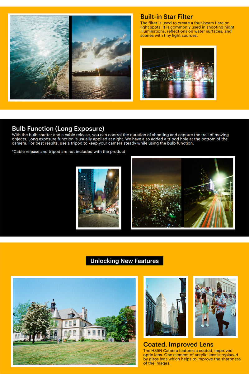 RETO KODAK EKTAR H35N Half Frame 35mm Film Camera BT21 EDITION