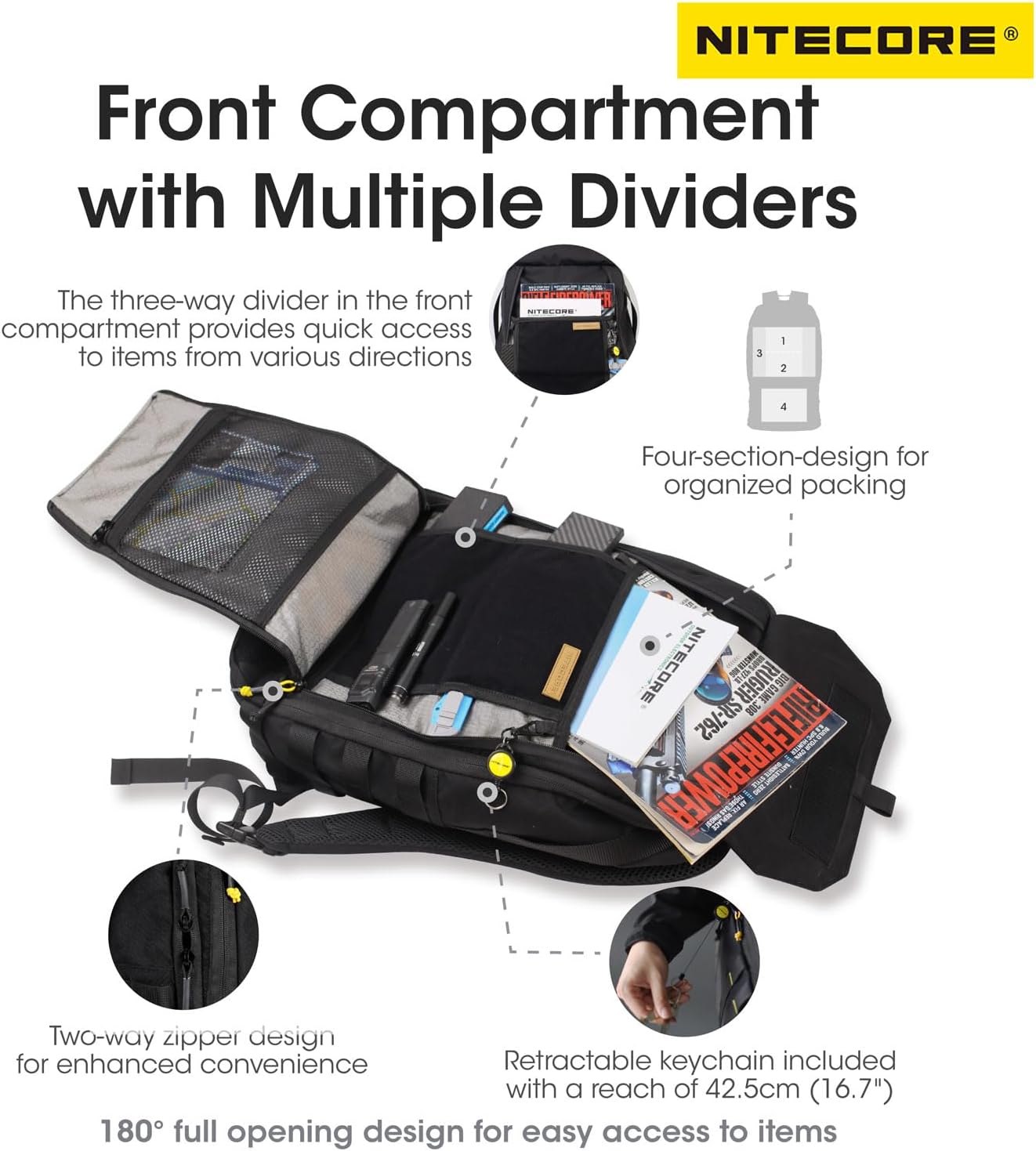 Nitecore BP23 PRO Backpack - 23L Capacity