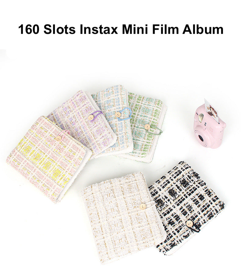 Fujifilm Instax Mini Film Album 160 Pockets Fabric Style