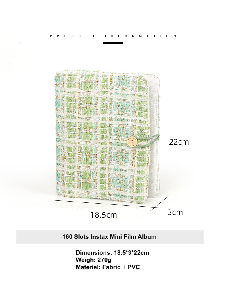 Fujifilm Instax Mini Film Album 160 Pockets Fabric Style