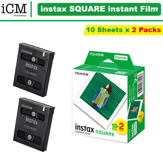 Fujifilm Instax Square Plain White Instant Film - 20 sheets