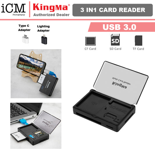 KingMa USB 3.0 Card Reader SD/Micro SD/TF/CF/MS Compact Flash Card Card reader