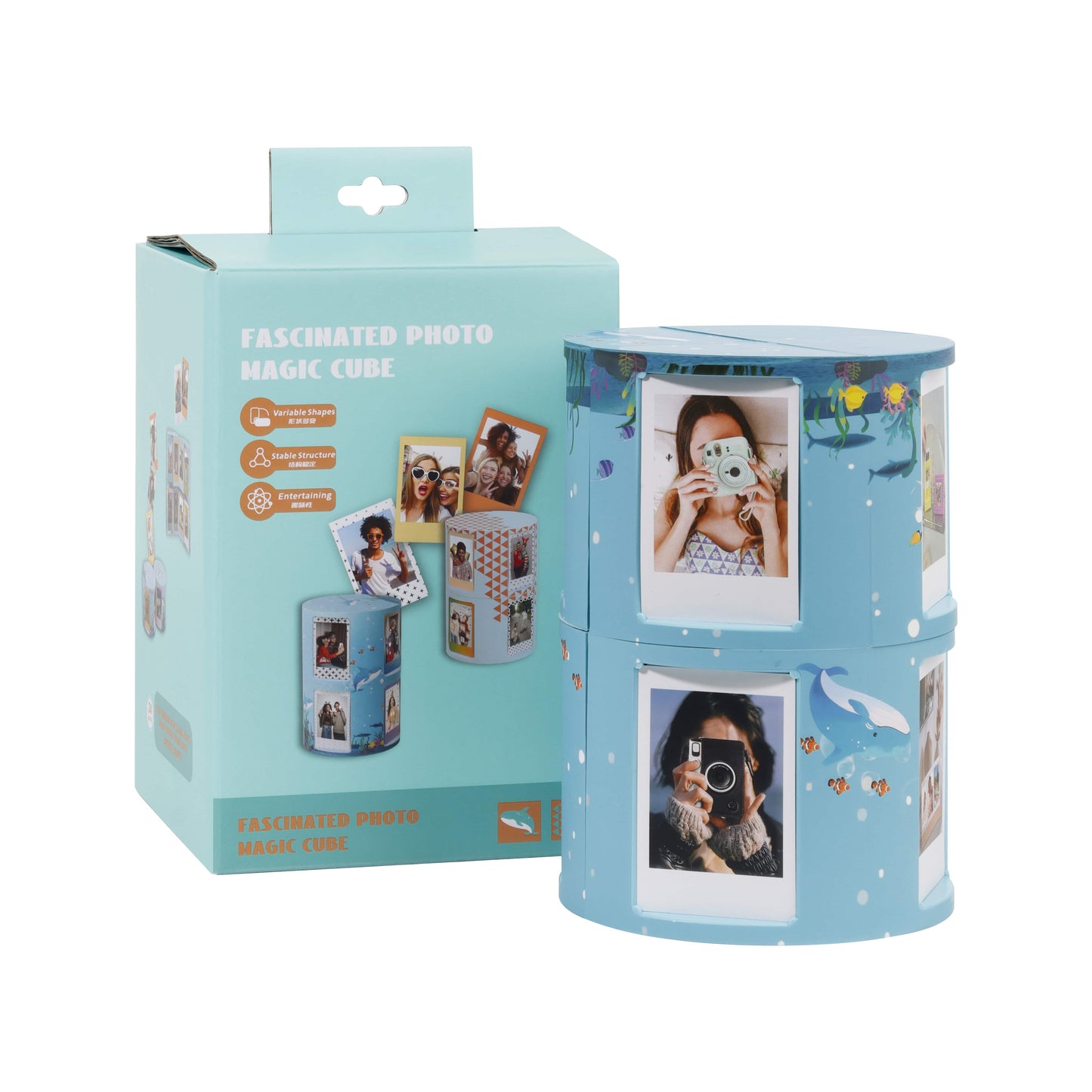 Instax Mini Film Photo Frame Magic Cube for FUJIFILM Instax mini film with 24-Slot