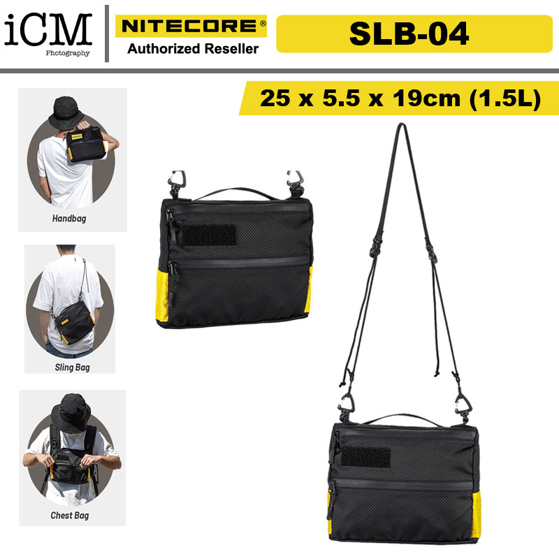 Nitecore SLB04 Sling Bag Chest Bag Crossbody Shoulder Bag