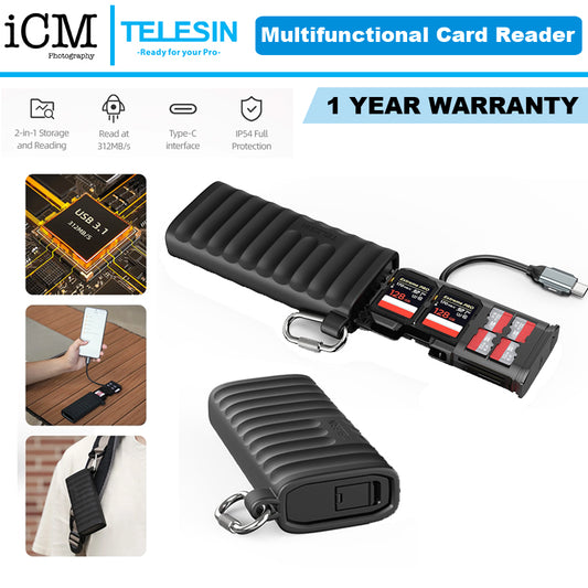 Telesin High-Speed SD Card Read Multifunctional card reader