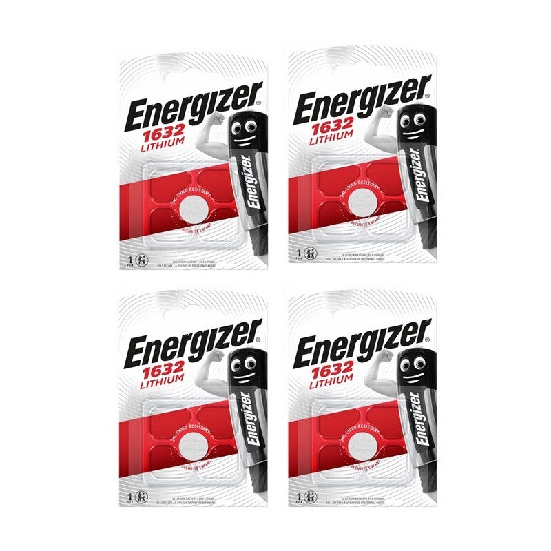 ENERGIZER LITHIUM COIN 1632 CR1632 3V BATTERIES