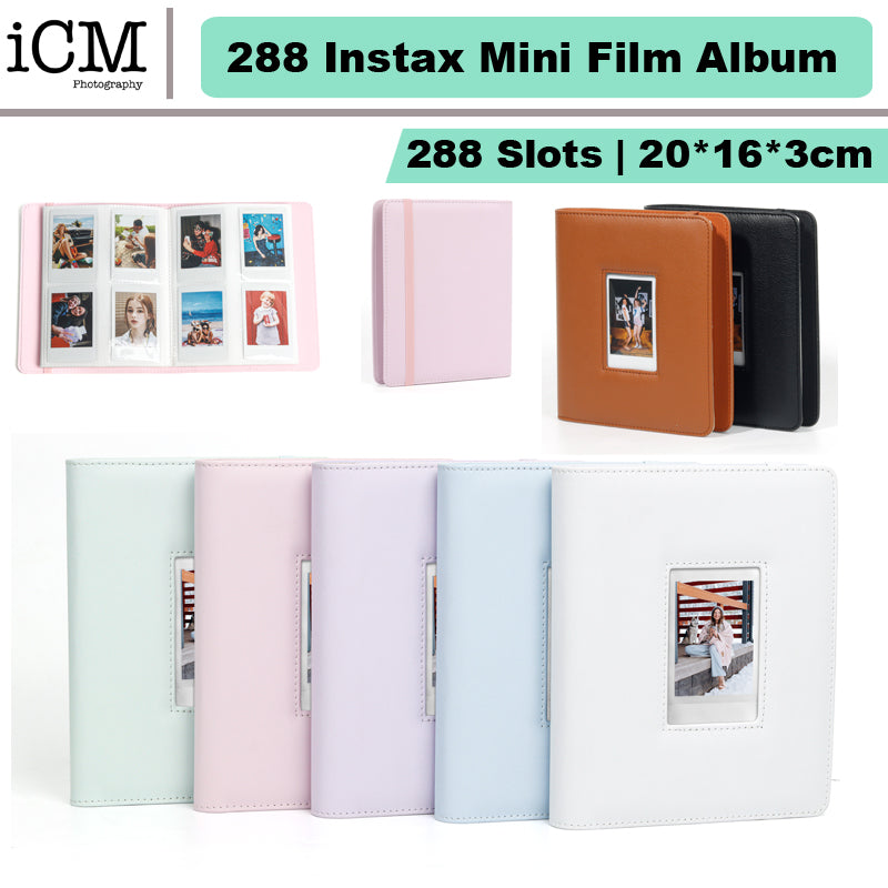288 Pockets Instax Mini Film Photo Album for Fujifilm Instax Mini 12/11/9