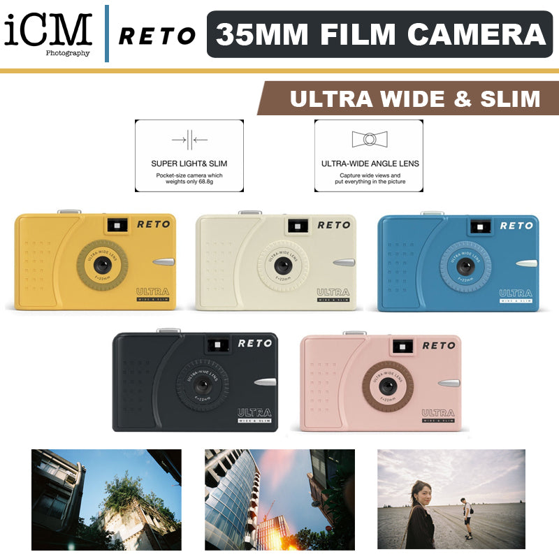 RETO Ultra Wide & Slim 35mm 135 Film Camera