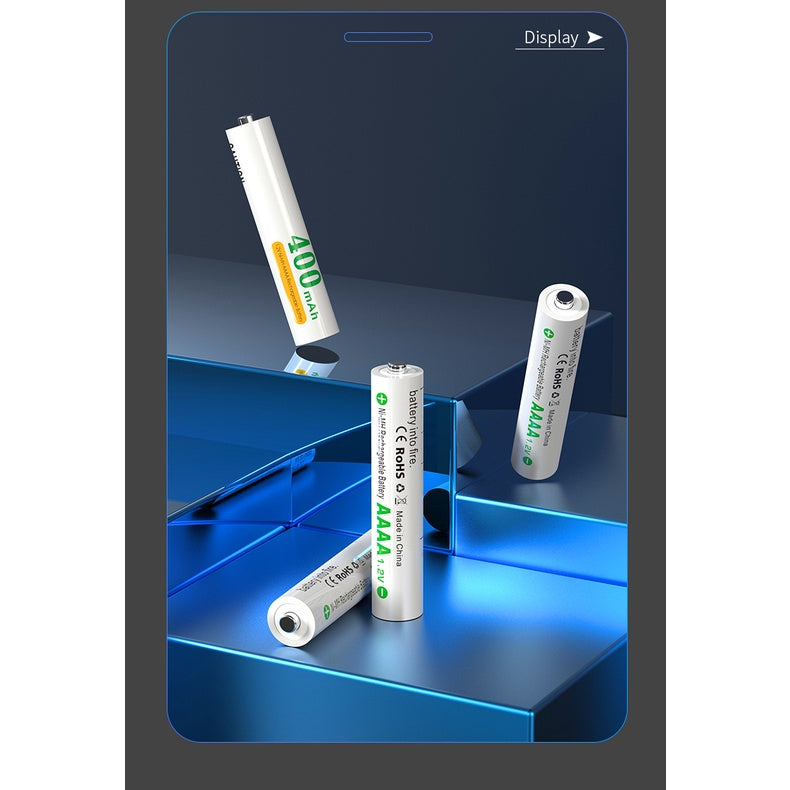 Beston E96 AAAA Rechargeable Battery LR61 With USB Charger