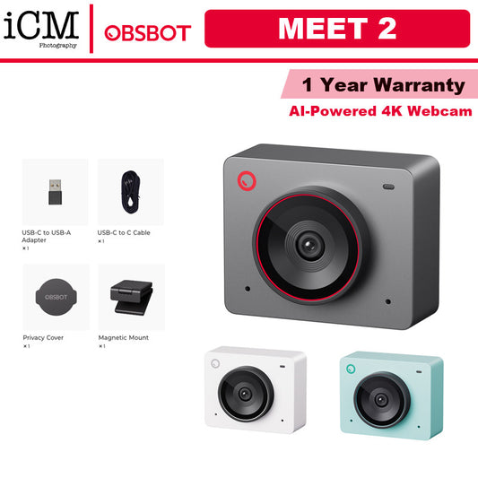 Obsbot Meet 2 AI-Powered 4K Webcam