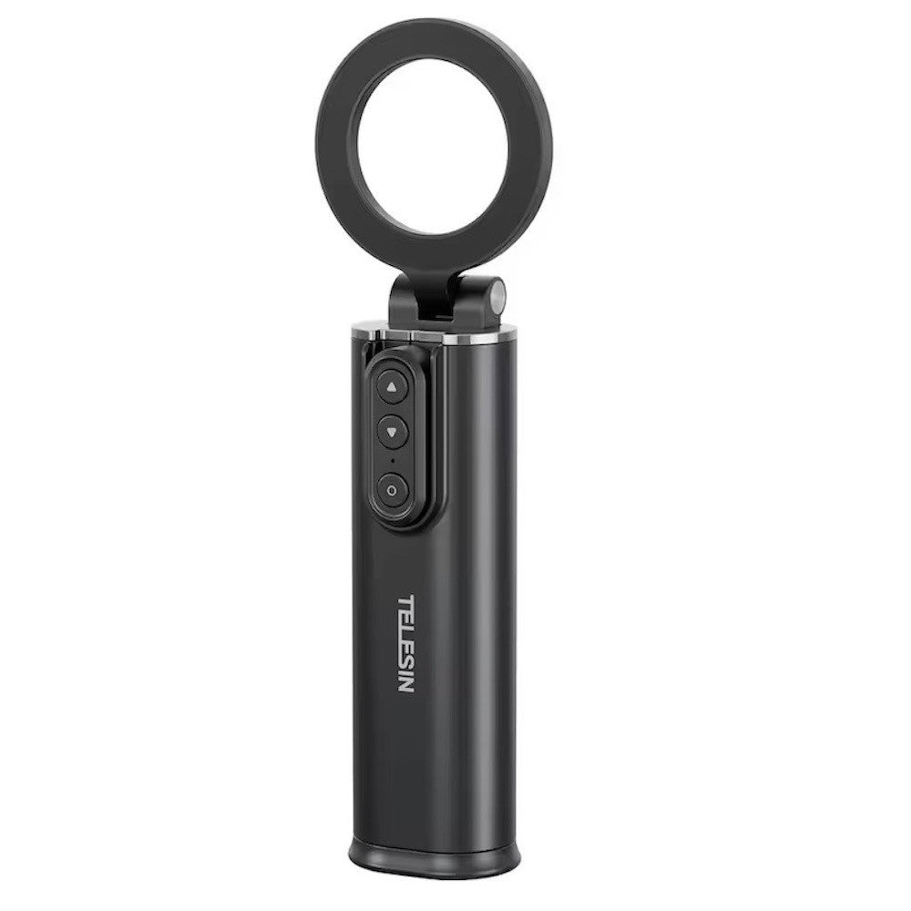 TELESIN Magnetic Phone Holder Travel Clamp Mount Stand Stick Bluetooth Remote Control