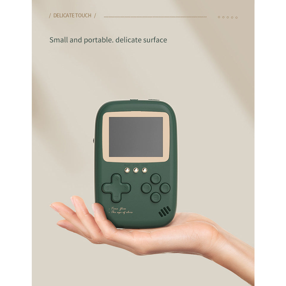 10000mAh Power bank with Retro Game Console 2.8 Inch Dual USB Output Mini Handheld Game Console