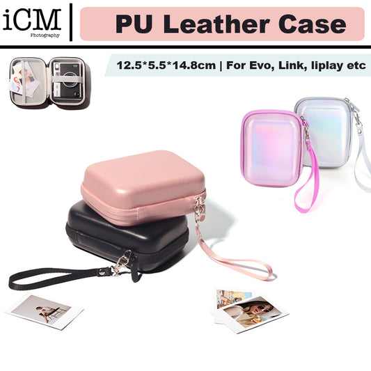 Instax Mini PU Leather Hard Case For Instax Mini Evo, Instax Mini Link