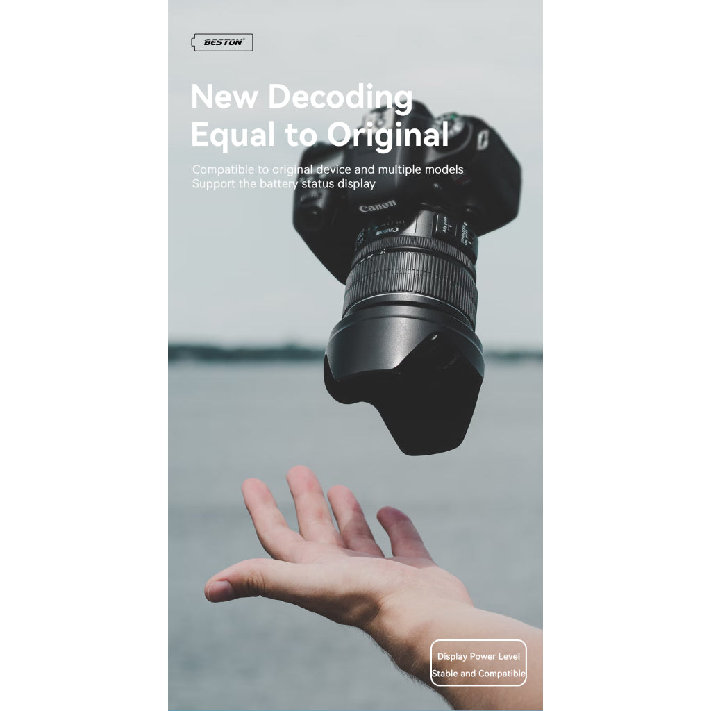 Beston Canon LP-E12 LP E12 replacement battery - 1 Year Warranty