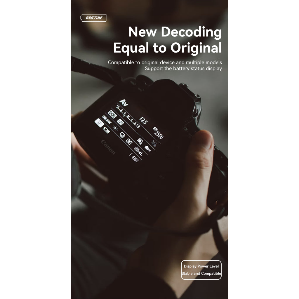 Beston Canon LP-E8 replacement battery - 1 Year Warranty