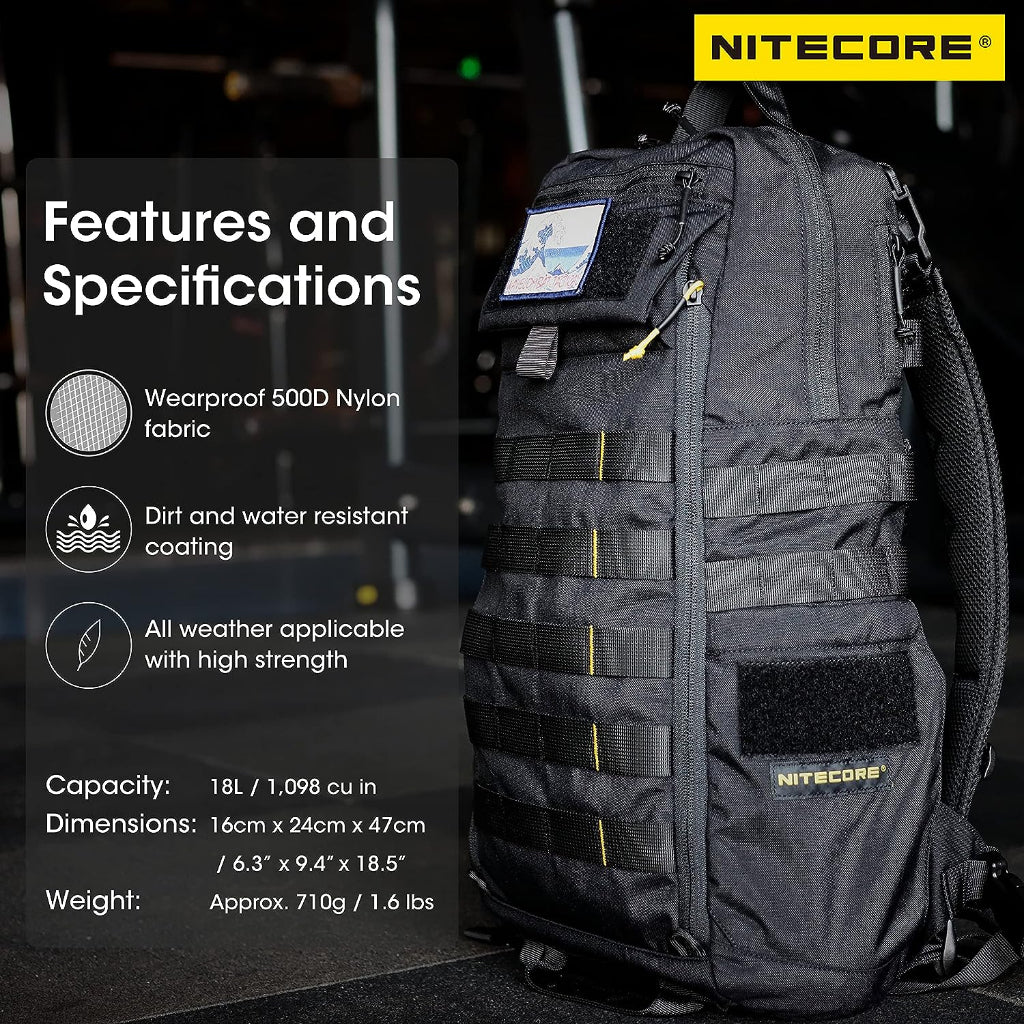 Nitecore BP18 Backpack for commuters