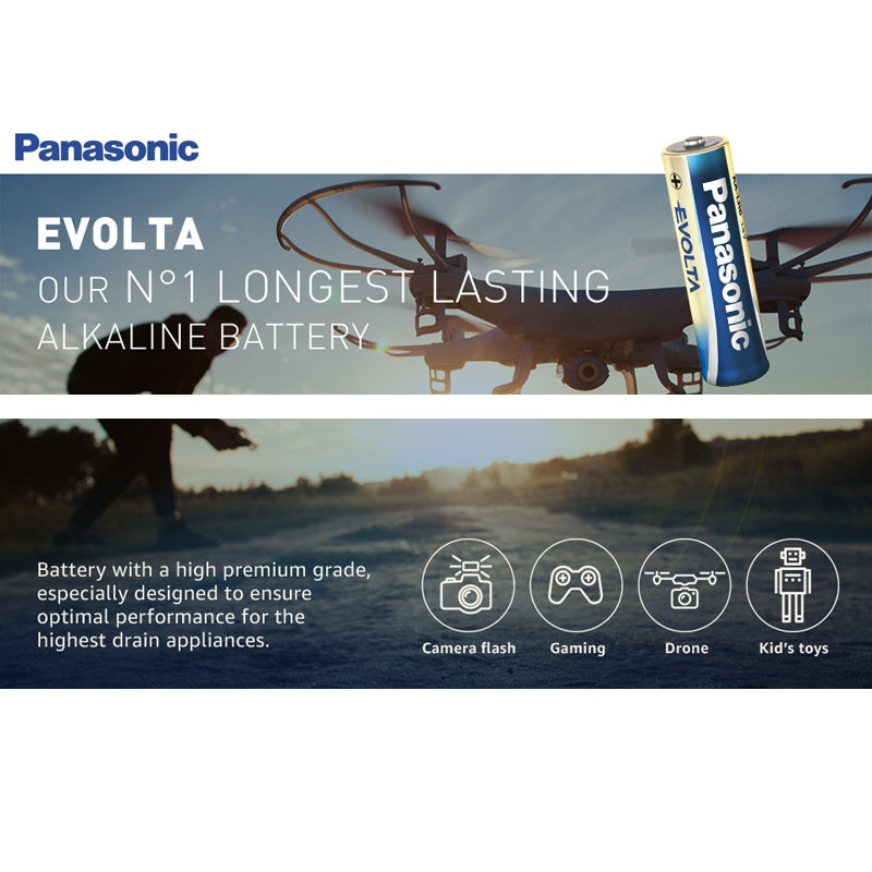 Panasonic Evolta AAA 18pcs Alkaline Battery Bundle Pack