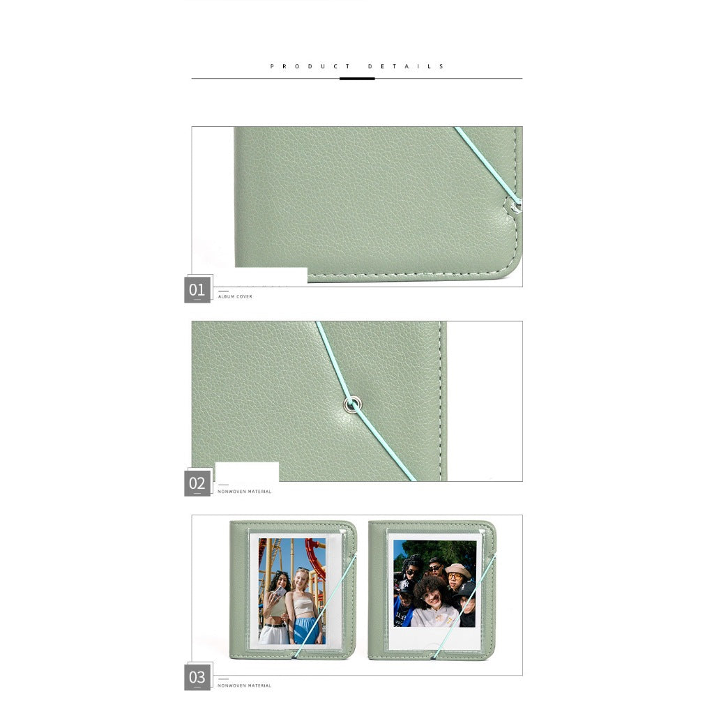Fujifilm Instax Wide Film 28 + 1 Pocket Photo PU Leather Album for Polaroid i-type 600