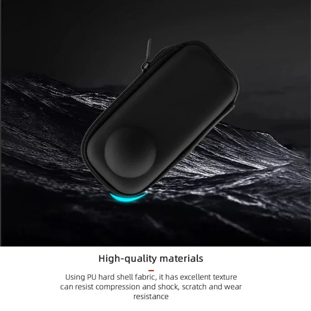Insta360 X5 X4 PU Portable Camera Case Mini Storage Bag