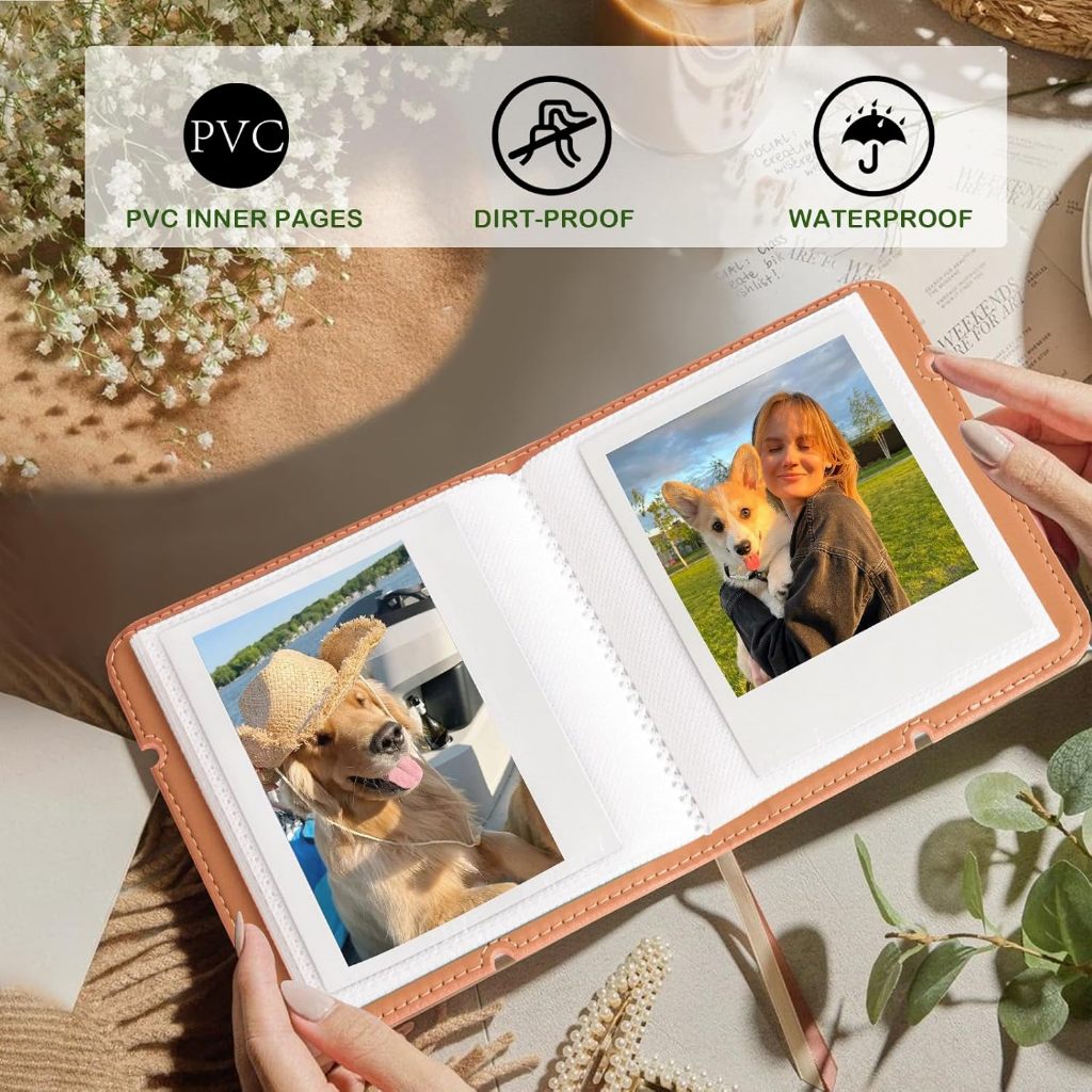 Fujifilm Instax Wide Film 28 + 1 Pocket Photo PU Leather Album for Polaroid i-type 600