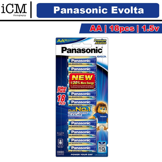 Panasonic Evolta AA 18pcs Alkaline Battery Bundle Pack