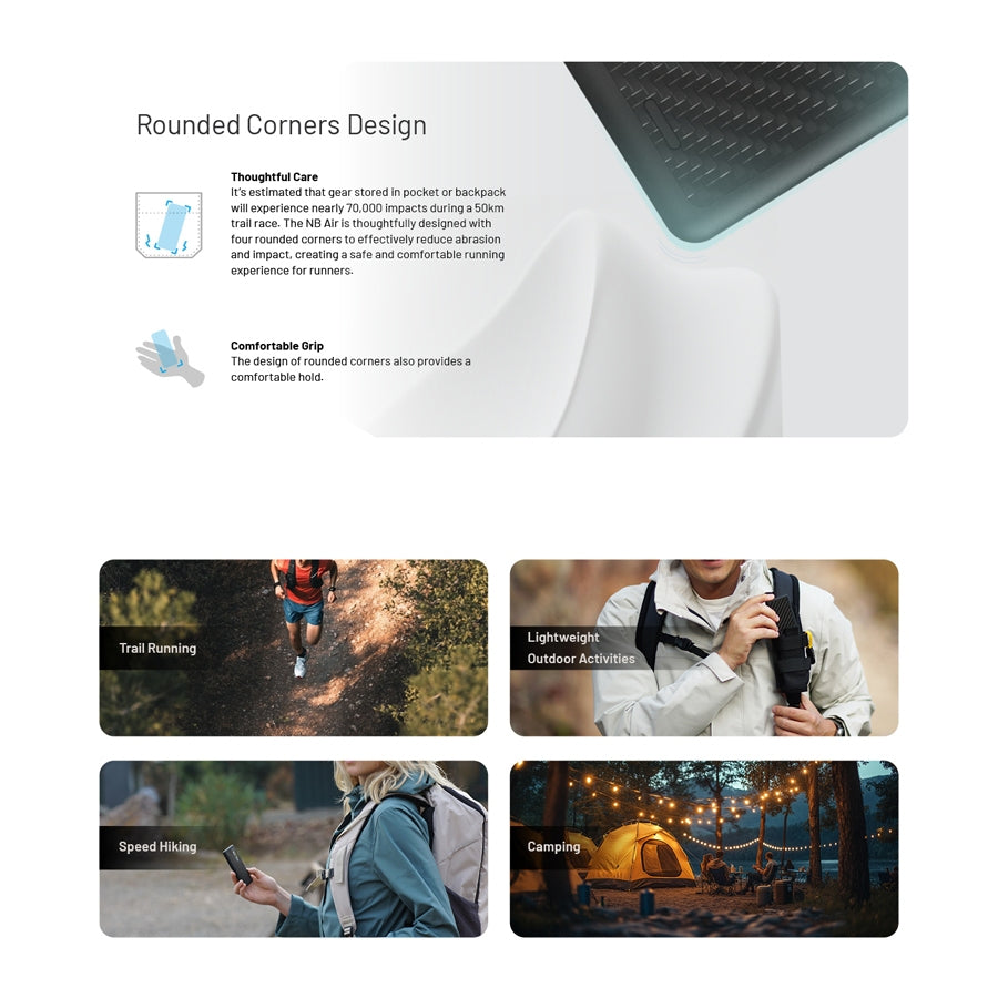 Nitecore NB Air Ultra Lightweight and Slim USB-C 5000mAh Power Bank 2.4A 18W