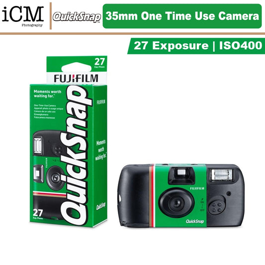 Fujifilm QuickSnap 400 35mm Single Use Camera - 27exp