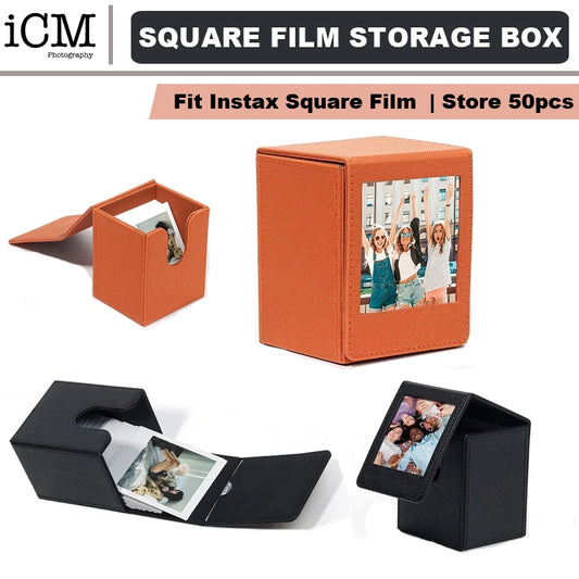 Instax Square Film Storage Box for 50 Instax Square SQ Film