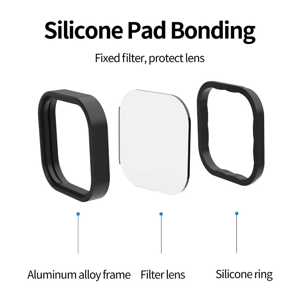 Gopro Hero 13 12 11 10 9 TELESIN ND & CPL Lens Filters Set