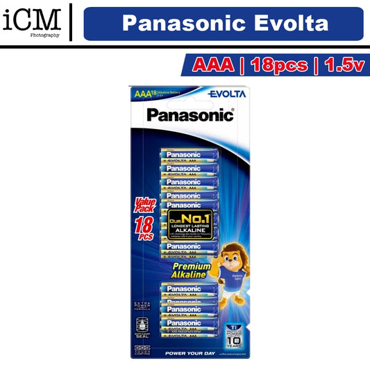 Panasonic Evolta AAA 18pcs Alkaline Battery Bundle Pack
