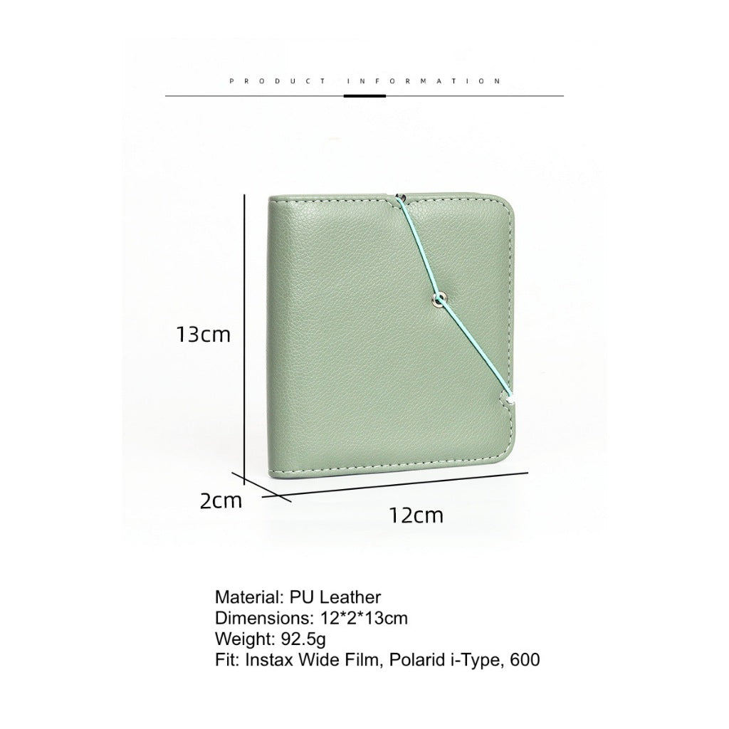 Fujifilm Instax Wide Film 28 + 1 Pocket Photo PU Leather Album for Polaroid i-type 600
