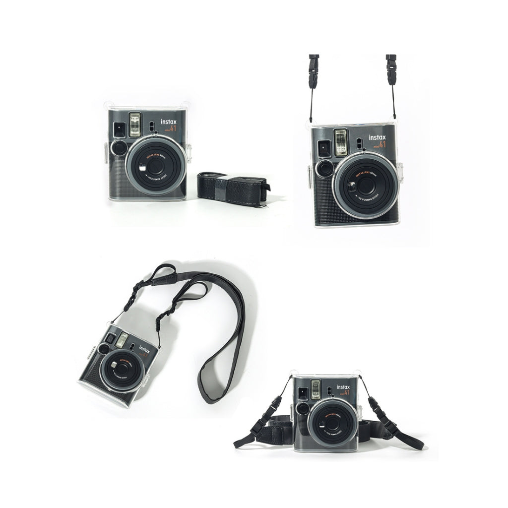 Instax mini 41 camera Clear Case with film Storage