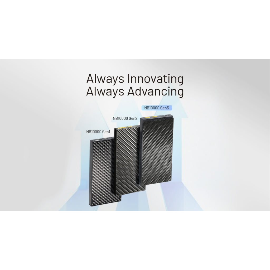 Nitecore NB10000 Gen 3 Ultra-Slim USB-C Power Bank - 18 Months Warranty