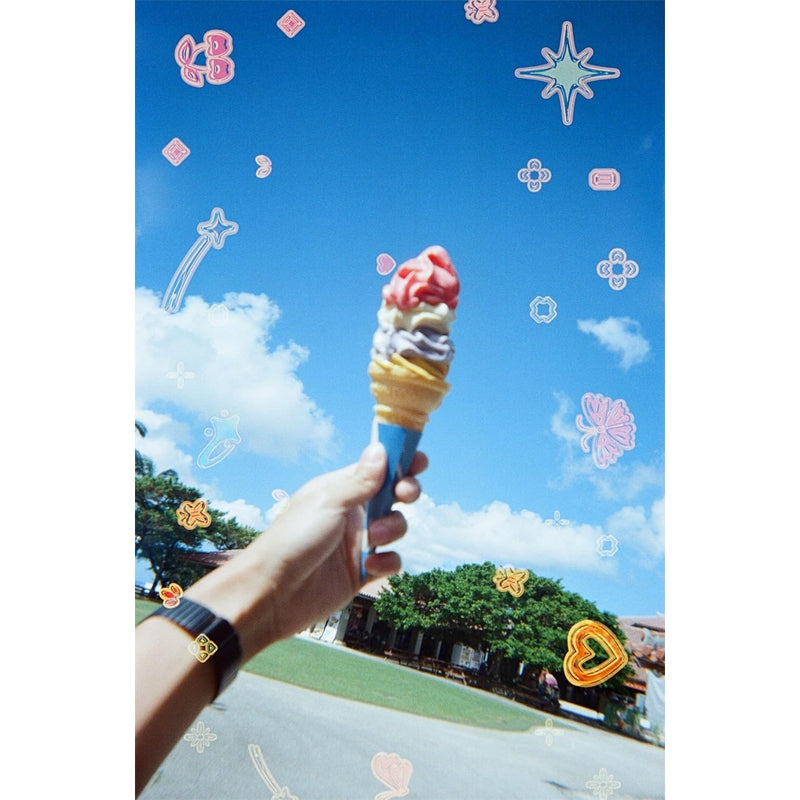 Retocolor BLING-BLING 400 35mm Disposable Film Camera 27EXP ISO400 Pre exposed funky pattern