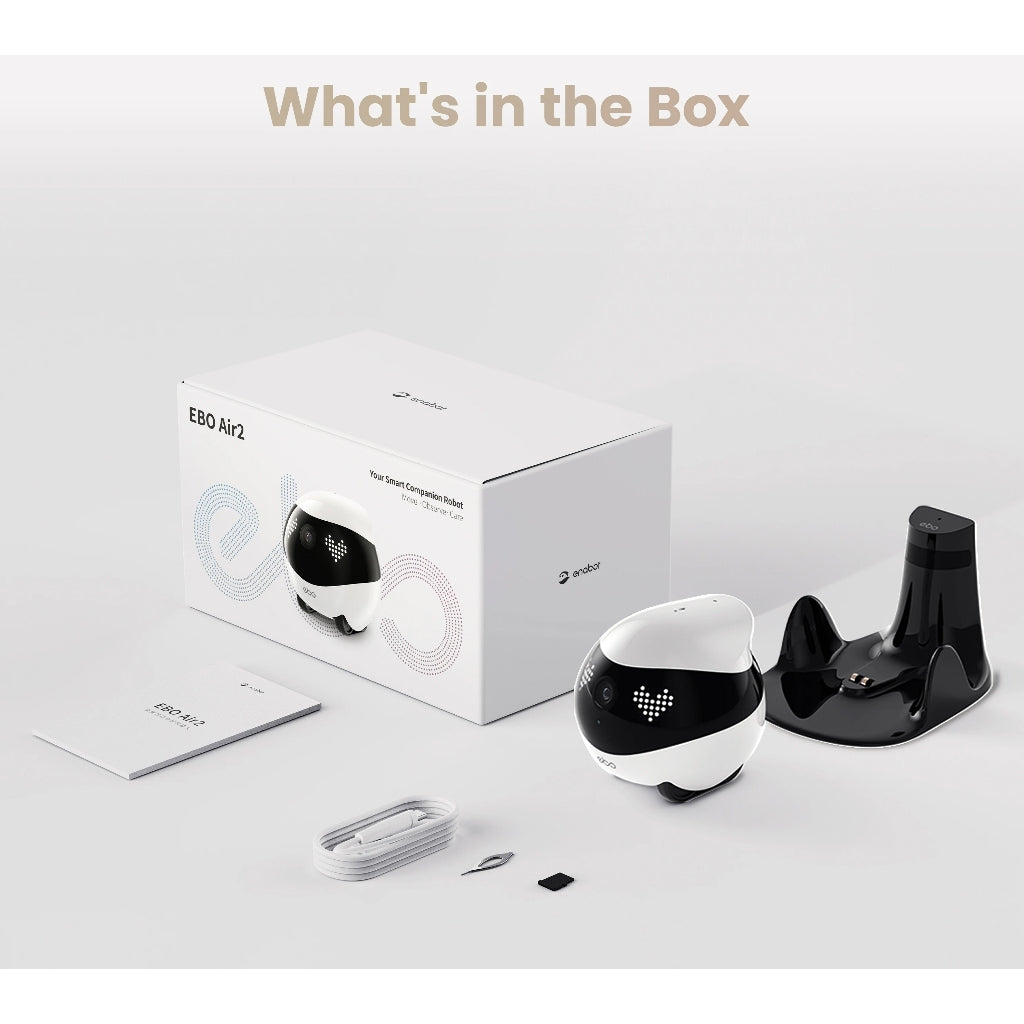 EBO Air 2 Companion Robot + 32gb Micro SD