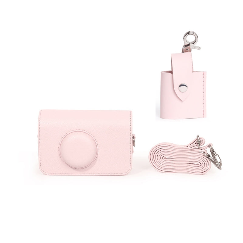 35mm Film Camera PU Leather Case Protector Camera Bag with Shoulder Strap for EKTAR H35 F9 Vibe