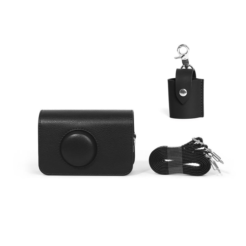 35mm Film Camera PU Leather Case Protector Camera Bag with Shoulder Strap for EKTAR H35 F9 Vibe
