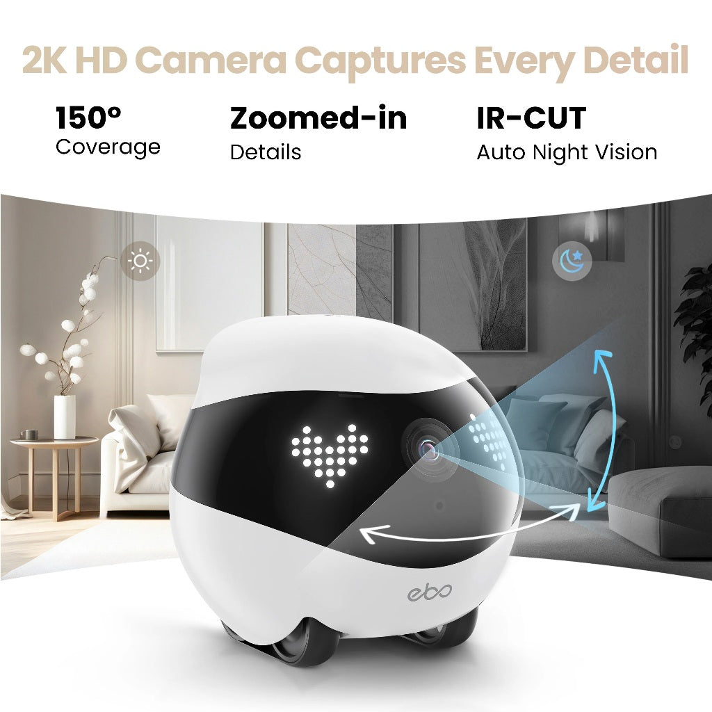 EBO Air 2 Companion Robot + 32gb Micro SD
