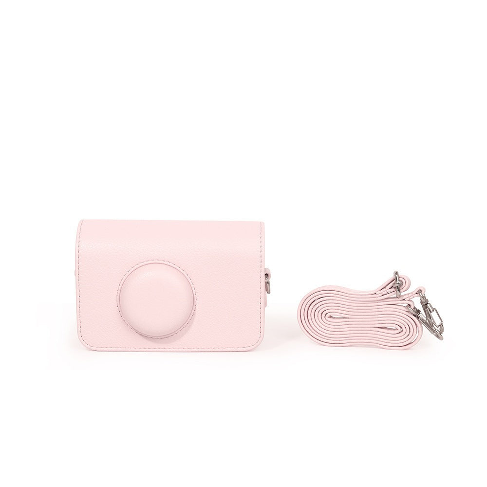 35mm Film Camera PU Leather Case Protector Camera Bag with Shoulder Strap for EKTAR H35 F9 Vibe