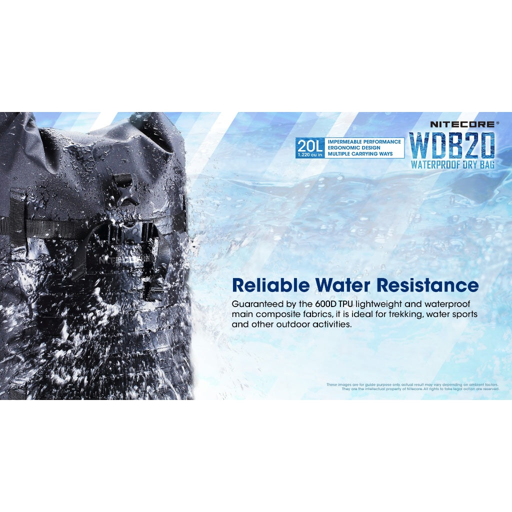 Nitecore Waterproof Dry Bag 20L Wdb20