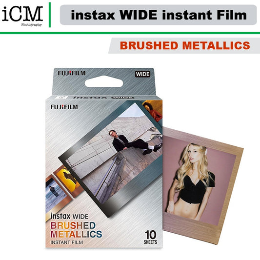 FUJIFILM INSTAX WIDE Brushed Metallics Instant Film (10 Exposures)