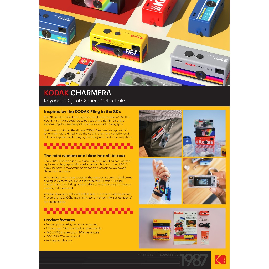 Kodak Charmera Keychain Digital Camera